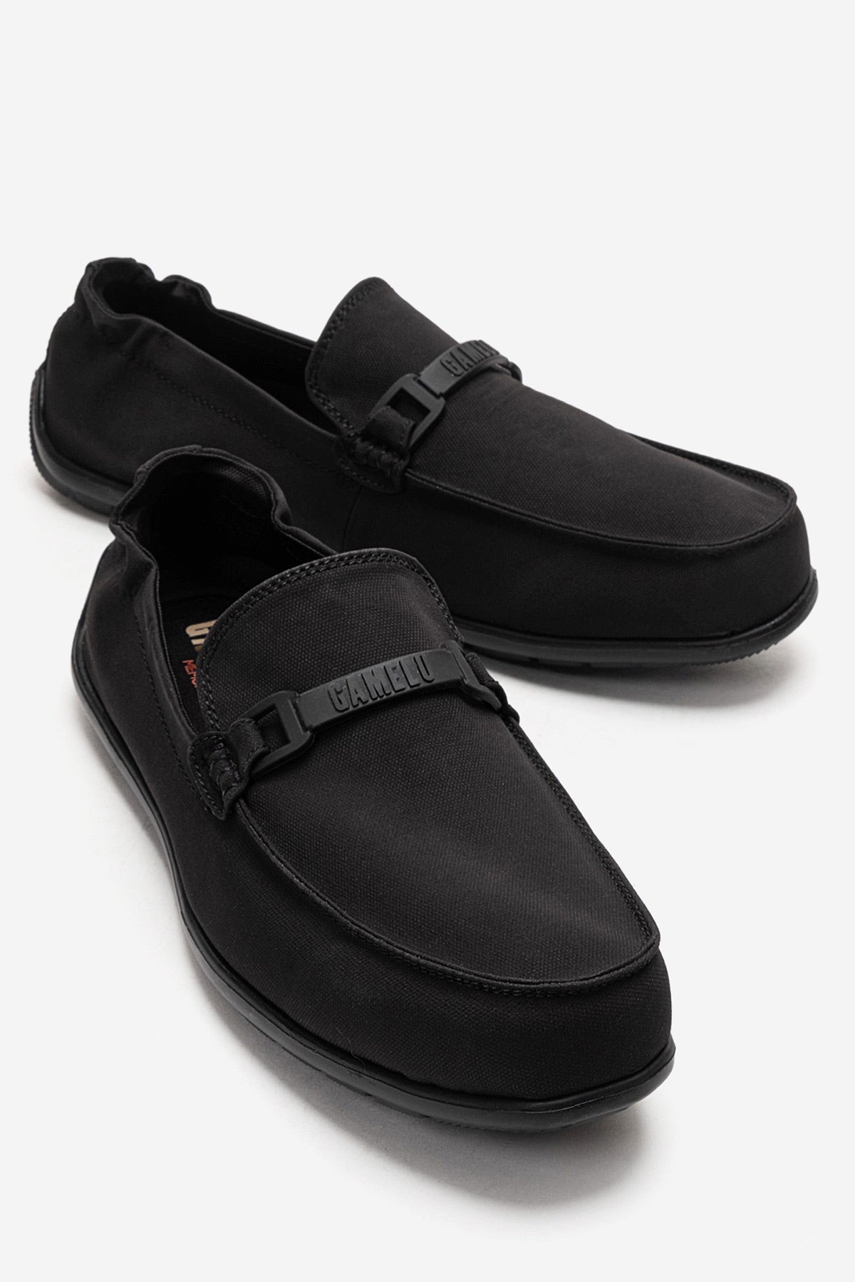 Erkek Siyah Tokalı Kauçuk Tabanlı Makosen Loafer Duarte