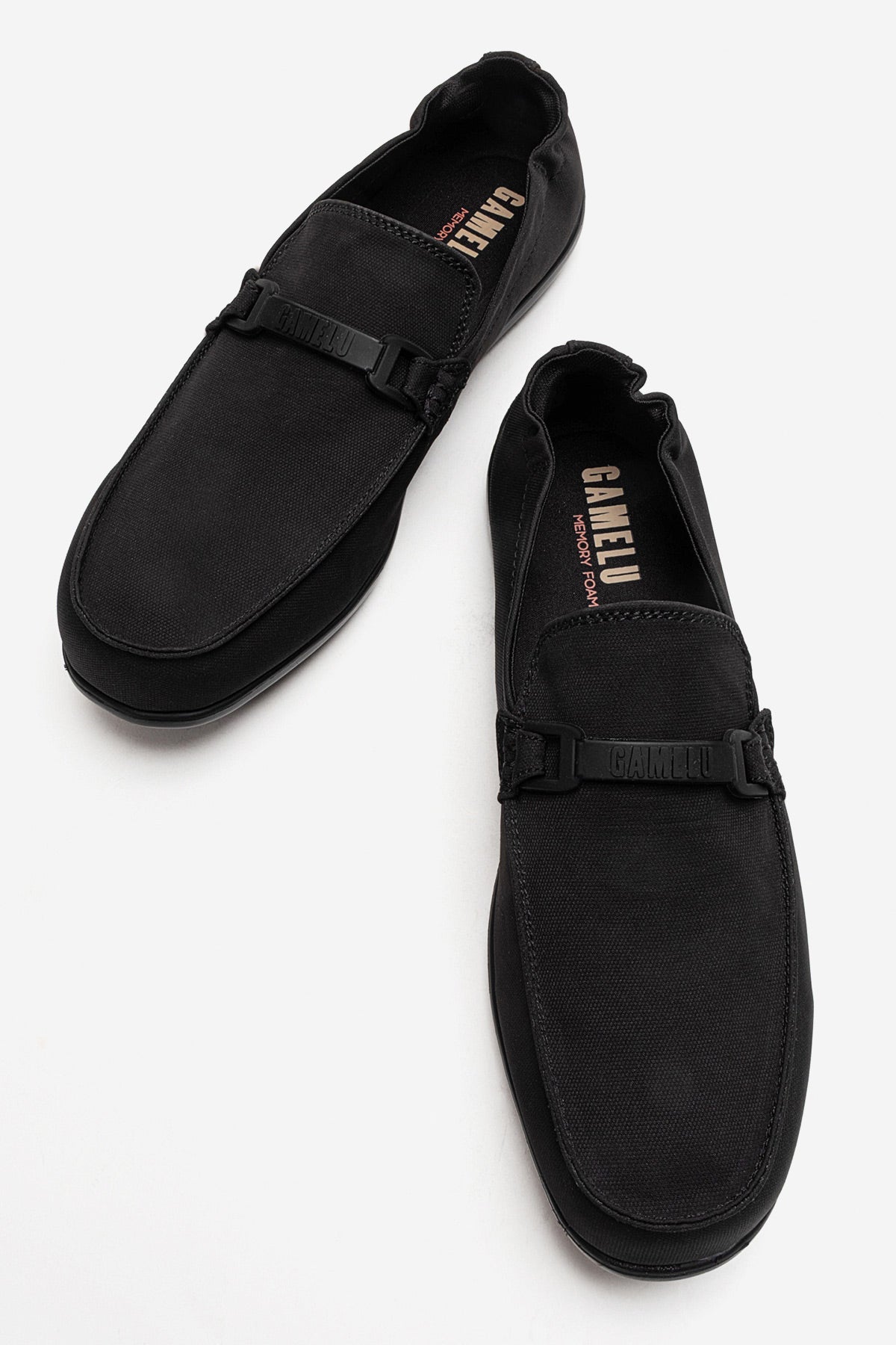 Erkek Siyah Tokalı Kauçuk Tabanlı Makosen Loafer Duarte